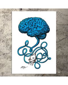 Loris Dogana, Plug (brain), Stampa, 42x30 cm