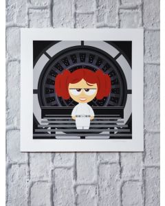  Paolo Gallinaro, Principessa Leila, fine art print, 30x30 cm