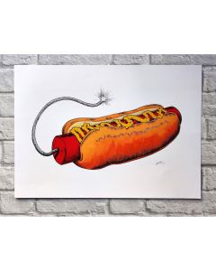 Loris Dogana, Really hot dog, Fine art print, 42x30 cm