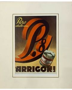 Arrigoni advertisement, vintage magazine page, 27x38.5 cm (40x48 cm with passepartout)