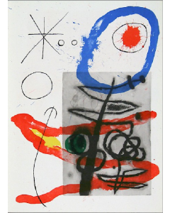 Joan Mirò, Cartons pg.23, litografia, 28x38 cm, 1965