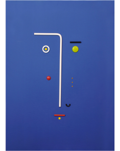 Bruno Budassi (Del Buda), Personaggio stellare, acrilico su tela, 70x50 cm