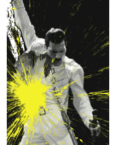 Julian T, Freddie Mercury, digital print on PVC, 80x60 cm, 2015