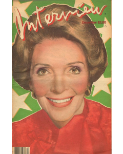 Andy Warhol, Interview – December 1981, magazine with cover signed by the artist, 42,5x27,5 cm. 