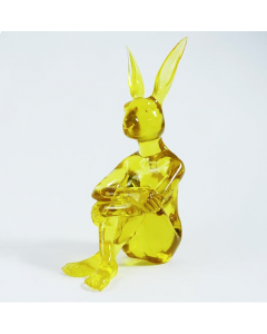 Gillie and Marc, Lolly Rabbitgirl, resina trasparente, 45x26x17 cm
