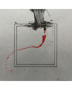 Emilio Scanavino, Composizione, serigrafia, 45x45 cm, 1973