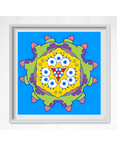 Fè, Kaleidotoons (SpongeBob), Grafica Fine Art, 50x50 cm