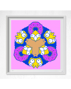 Fè, Kaleidotoons (Homer e Marge), Grafica Fine Art, 50x50 cm