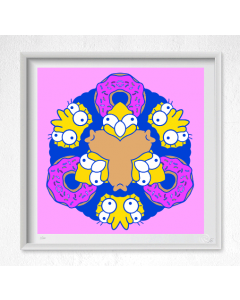 Fè, Kaleidotoons (Homer e Marge), Fine Art Graphics, 50x50 cm