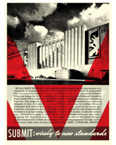 Obey (Shepard Fairey), Obey Conformity Factory (Red), screen printing, 46x61 cm, 2019