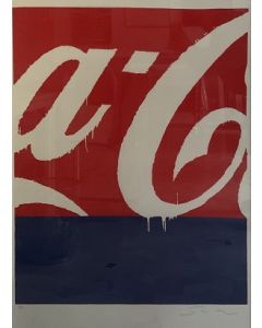 Mario Schifano, Coca cola, litografia, 100x70 cm