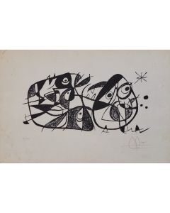 Joan Mirò, Mirò Scultore, litografia, 34x51 cm