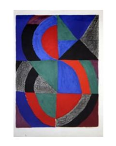 Sonia Delaunay, Grande Icone, litografia su carta, 90x62,5 cm, 1970