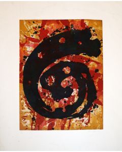 Sam Francis, Mehrfarbige spiral, etching and aquatint, 86.5x71 cm, 1970