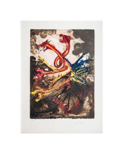 Salvador Dalì, Les Hydres, litografia, 50x70 cm