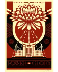 Obey (Shepard Fairey), Power Glory, serigrafia, 90x61 cm