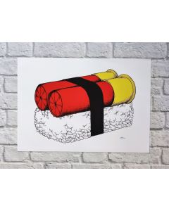 Loris Dogana, Shotgun Sushi, stampa, 42x30 cm