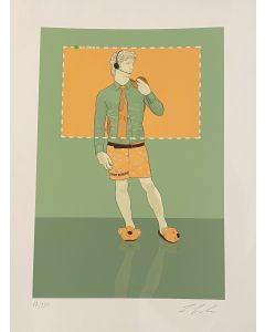Lillo Ciaola, Smart Working, Grafica Fine Art, 30x40 cm