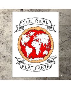 Loris Dogana, The real flat earth, Stampa, 42x30 cm