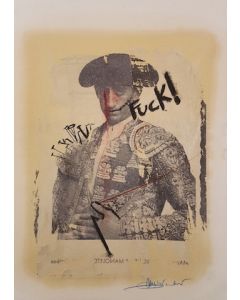 Enrico Pambianchi, Untitled, collage e disegno su carta, 25x36 cm