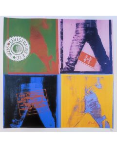 Andy Warhol, Levi's 501, litografia off set, 50x50 cm