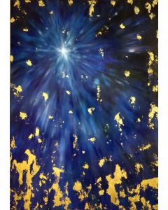 Francesco Cerutti, Luce luce per l'anima, tecnica mista, 50x70 cm