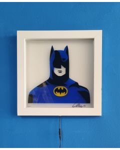 Marco Lodola, Batman, sericollage su pvc, 40x40 cm