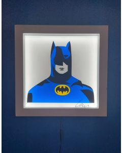  Marco Lodola, Batman, sericollage su pvc, 40x40 cm