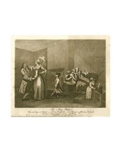 William Hogarth, The stay-maker, etching, 46x39 cm