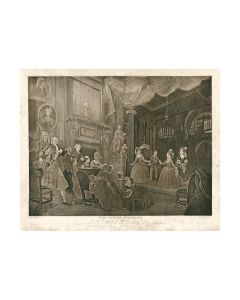 William Hogarth, The indian emperor, etching, 62x50 cm