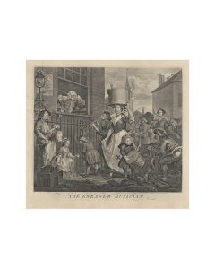 William Hogarth, The enraged musician, acquaforte, 44x50 cm