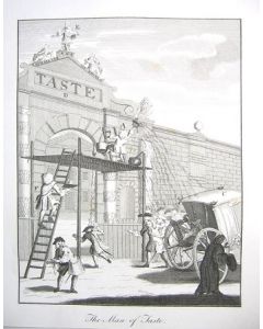 William Hogarth, The man of taste, acquaforte, 43,5x37,5 cm