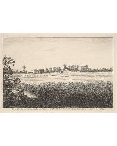 William Hogarth, View of Ranby's House, acquaforte, 22x28 cm