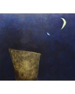 Luca Bonfanti, Night, acrylic on canvas, 50x60 cm