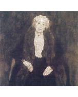 Gustav Klimt, Portrait of an old lady, collotype on paper, 30x32 cm, 1931