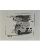 Pablo Picasso, Les Banderilles, litografia, 50x65 cm 