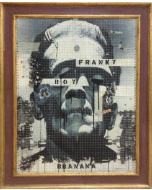 Enrico Pambianchi, BBanana, tecnica mista e collage su tavola, 90x70 cm