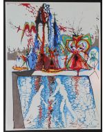 Salvador Dalì, Act IV, Scene III, screen printing, 31x42 cm, from Romeo and Juliet, 1975 