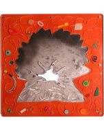 Renzo Nucara, Stratofilm (antivulcano), Plexiglass, resine, oggetti, 60x60 cm