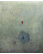 Luca Bonfanti, Enigmi alieni, acrilico su tela, 100x120 cm