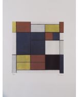 Piet Mondrian, Senza titolo, litografia, 66x50 cm