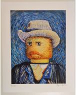 Stefano Bolcato, Vincent Van Gogh, fine Art graphics, 30x37 cm