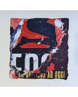 Mimmo Rotella, Nudo Nero, serilitografia e collage, 64,5x64,5 cm, 1980