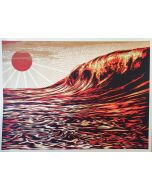 Obey (Shepard Fairey), Dark Wave/Rising Sun, serigrafia, 61x46 cm, 2011