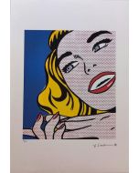 Roy Lichtenstein, Smile Girl, lithograph on Arches France paper, 56.5x38 cm