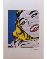 Roy Lichtenstein, Smile Girl, litografia su carta Arches France, 56,5x38 cm