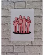 Aluà, Group, limited edition print, 18x24 cm