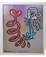 La Pupazza, Lavatrice magica, stampa su carta lucida, 50x70 cm