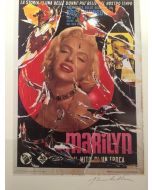 Mimmo Rotella, Marilyn, serigrafia e décollage, 45x32,5 cm, tratto dal libro "Bellezza eterna", 2005