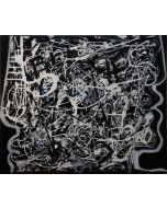 Carlo Massimo Franchi, Black and White, tecnica mista, 60x50 cm